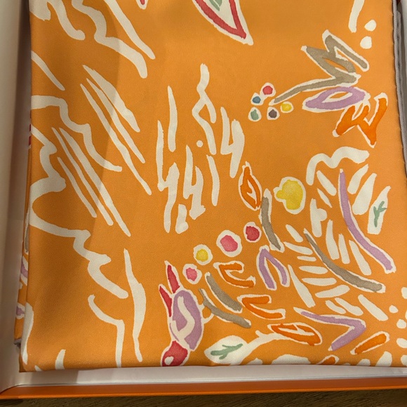 With Hermes Isola di Primavera Scarf 90 - Picture 3 of 5